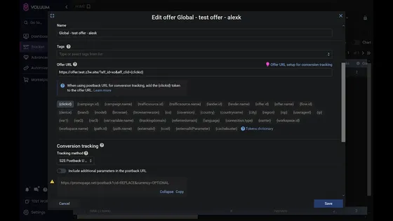 Voluum Offer Page Example